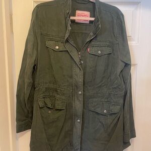 Levi's Olive Utility Jacket for Women